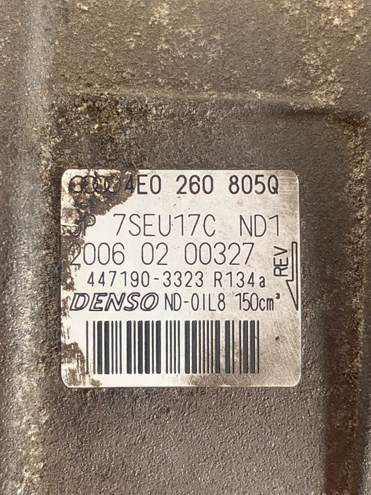 Compresor Ac Audi A8 4E, Q7 4L , R8 4,2 B Oem 4E0260805Q