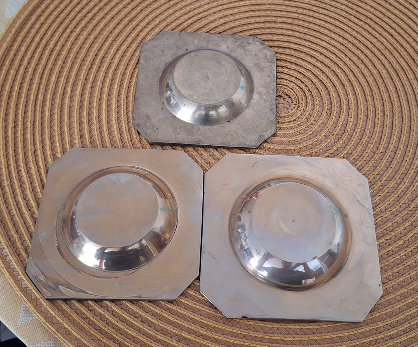 Scrumiera din bronz cu sidef