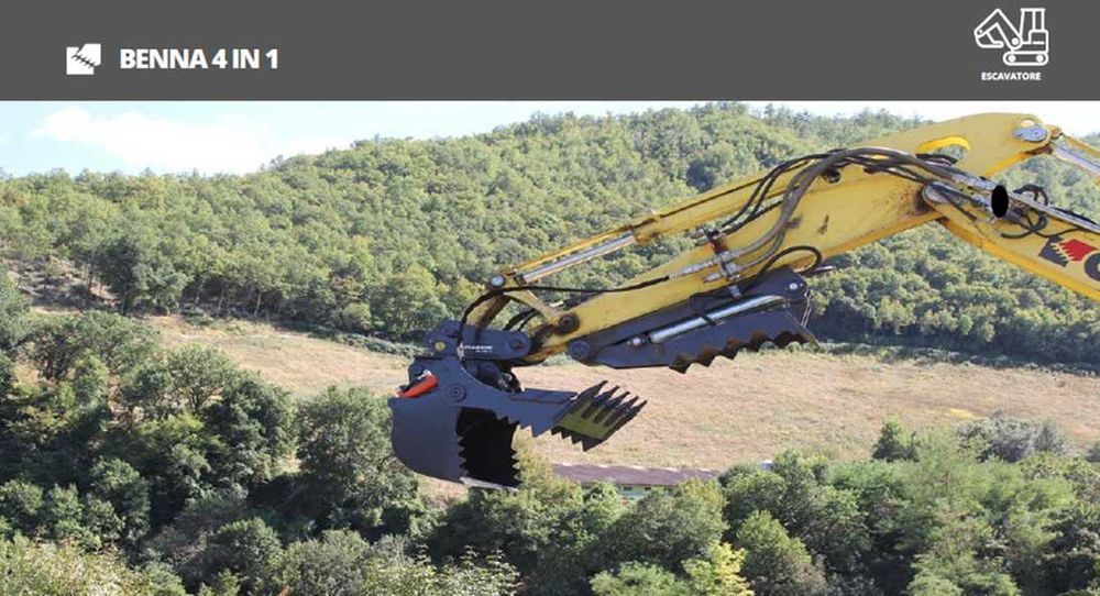cupa 4x1 - excavator 1.5 - 12 tone