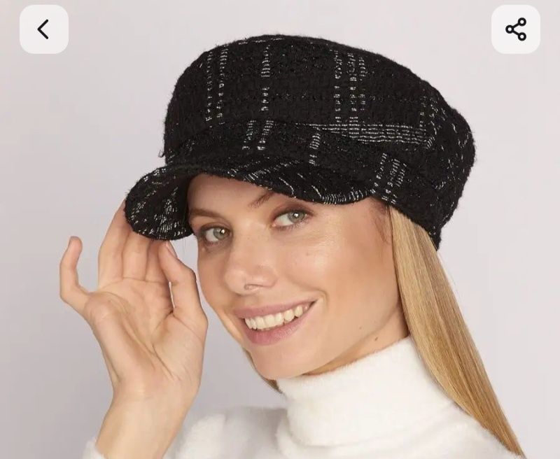 Женска кепи,щерсть