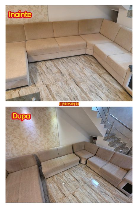 Oferta speciala . Curatare  canapele