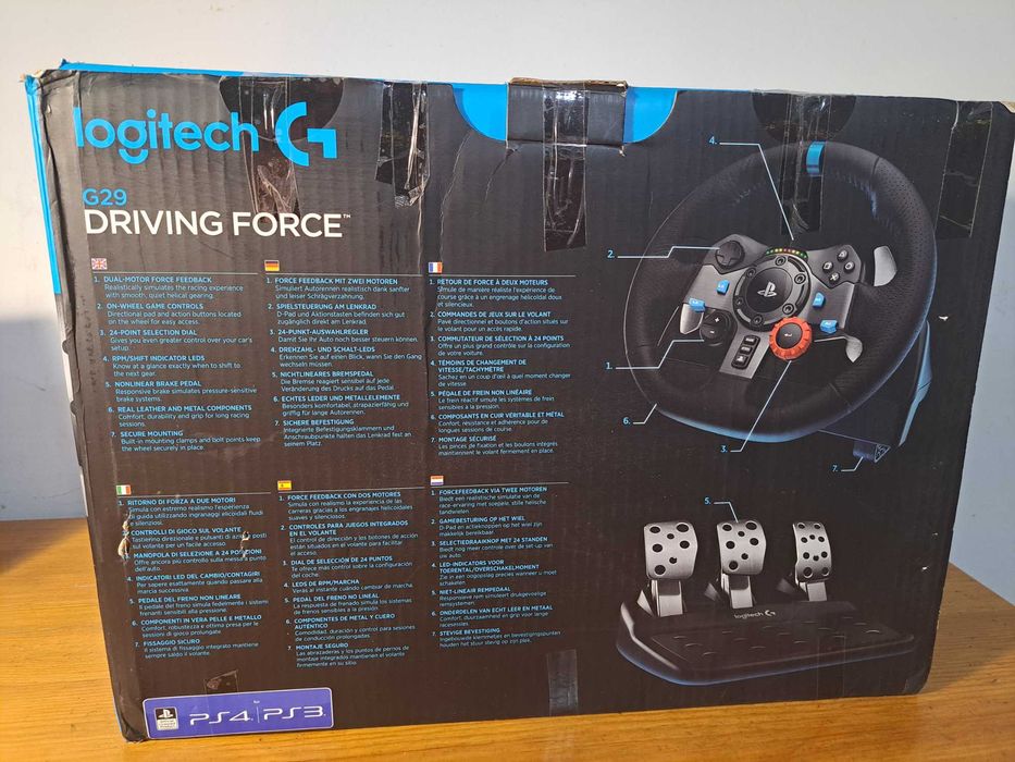 Волан LOGITECH G29 DRIVING FORCE +игра Gran Turismo