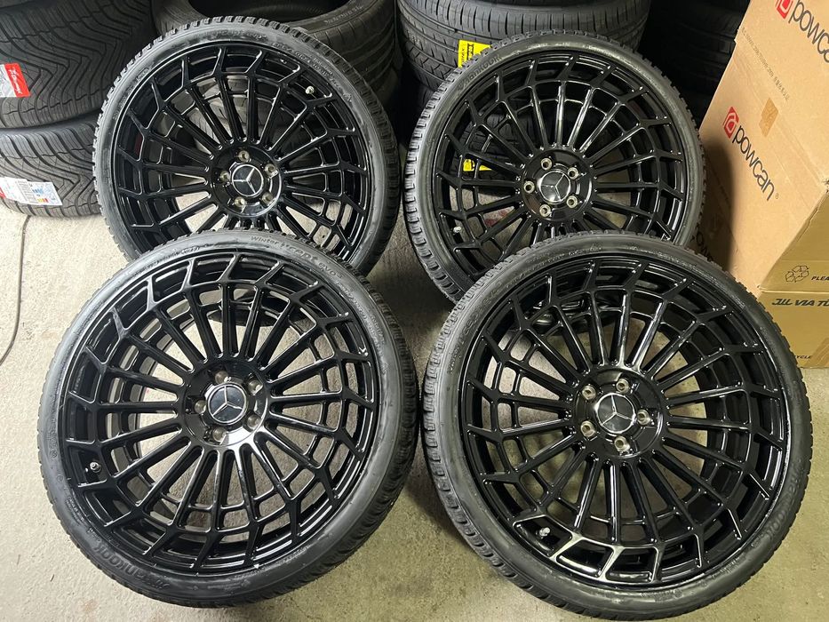 Jante Mercedes R21 S class W222 W221 roti mercedes r21 in doua latimi cu anvelope vara sau iarna 245-255-275-285