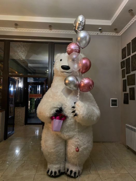 Поздравление Мишка 2.5м