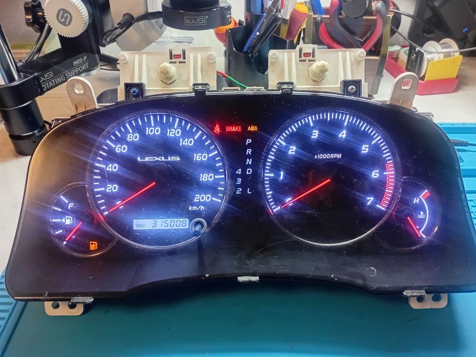 Пересвет щитка прибора