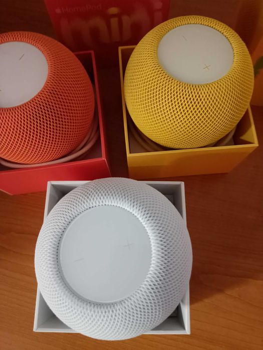 Apple Homepod mini galben, portocaliu