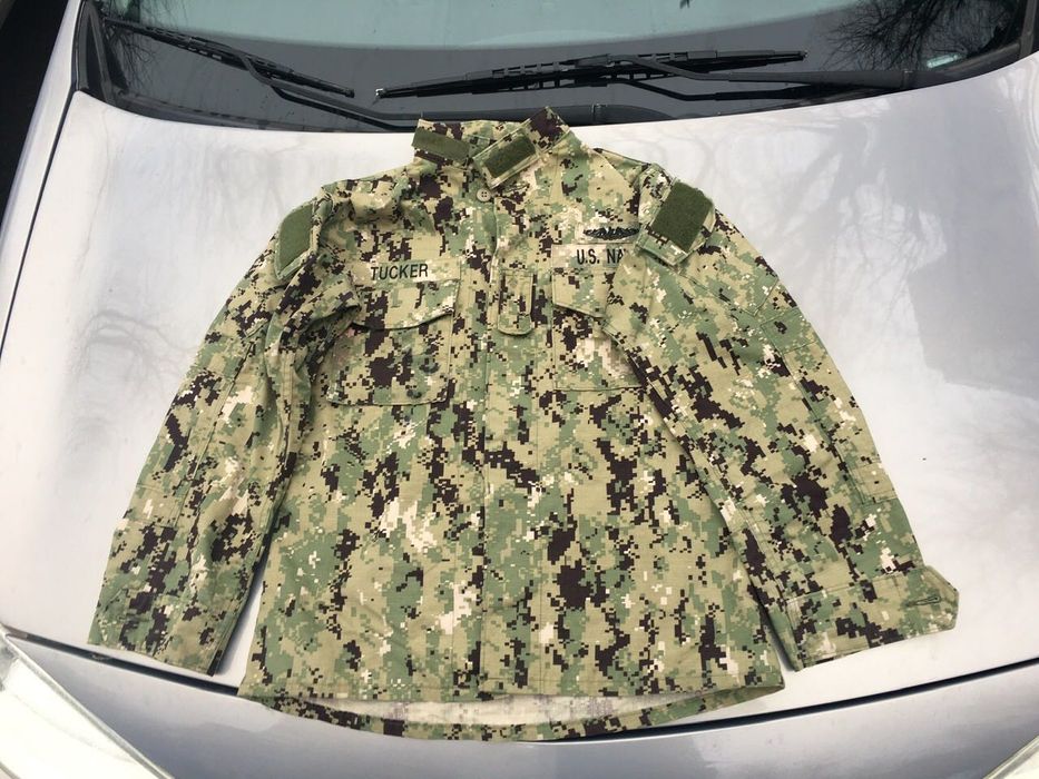 Bluza cămașă camuflaj digital Acu usa navy