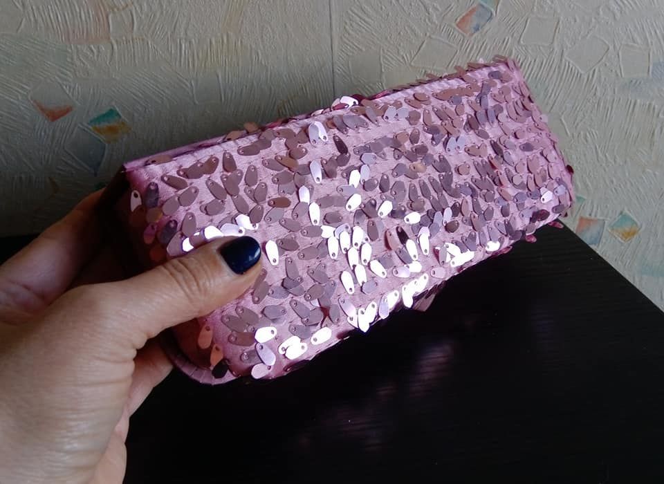 Комплект Луксозни кутии за бижута, сатен и паети