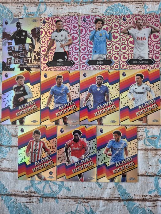 Topps EPL Chrome 2026 - Base & Inserts Updated 19.04