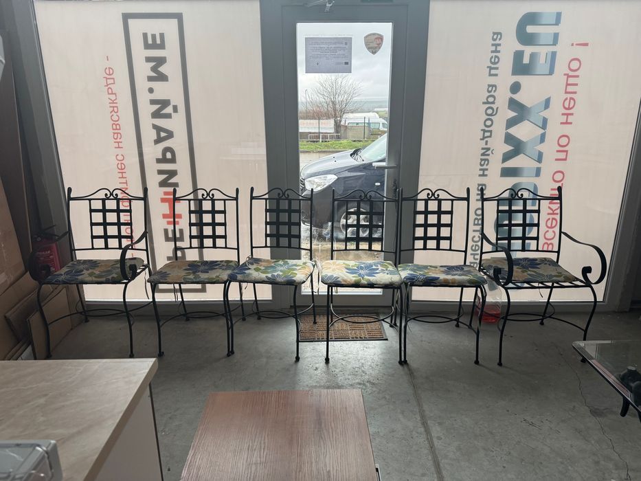 Комплект мебели от ковано желязо