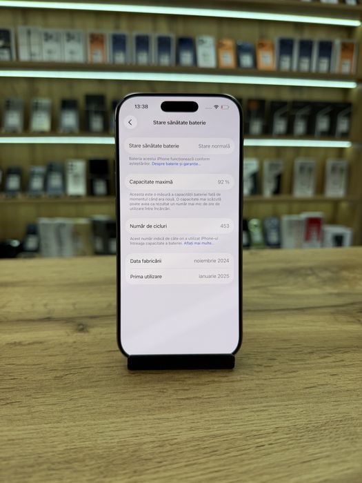 ‼️iPhone 16 Pro Desert 128Gb - Sanatate baterie 92% - Garantie 12 luni
