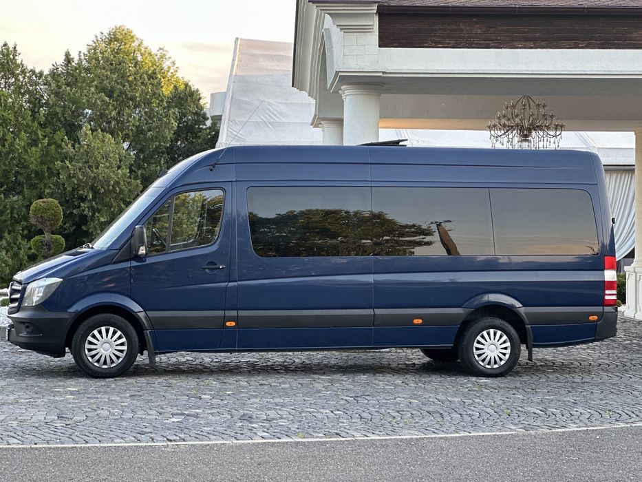 Mercedes Sprinter 316 CDi / 9 Locuri / Clima / Pilot / Camera Marsalier / Navi / Scaun Perna de aer / Lung Maxi / 319,318,519,518,313,311,418,419,316