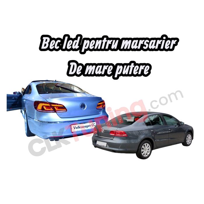 Bec led leduri  marsarier Volkswagen Passat B7 Passat CC facelift