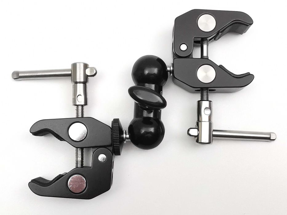 SmallRig SR-1138 професионална клампа с 1/4'' винт и двойна глава за монитор или осветление