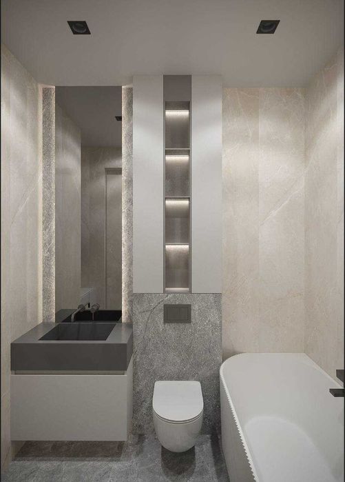 Студия 53 м² с ремонтом и мебелью в элитном Akay City, Дархан