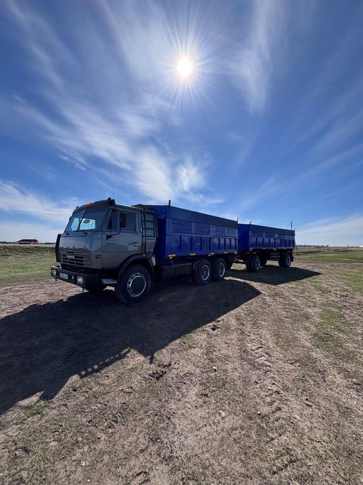 Камаз с прицепом