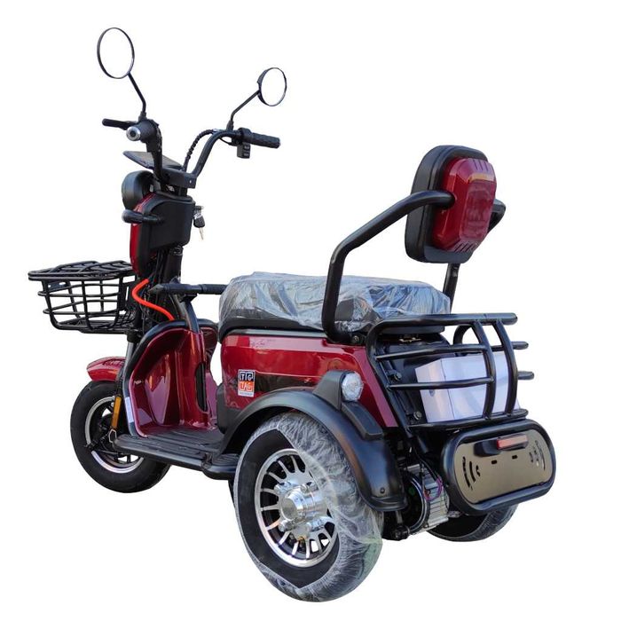 Двуместна електрическа триколка М11 задно 600Вата двигател