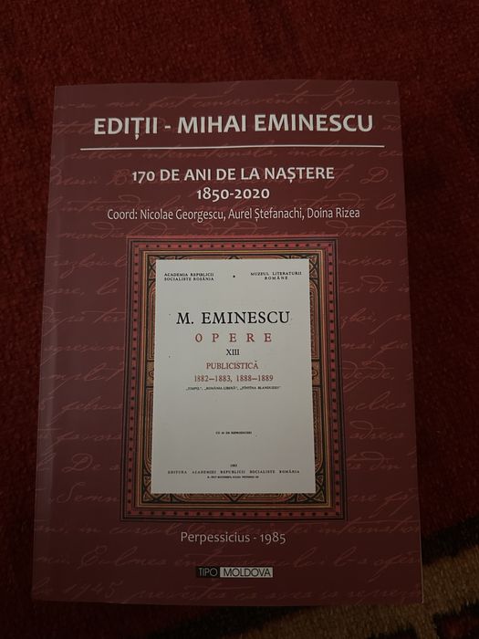 Carti Mihai Eminescu, editia aniversara 1850/2020