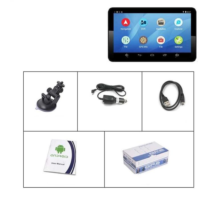 Navigatie Android- GPS 7"-9''.Camera.Actualizate pt Truck,TIR.Garantie