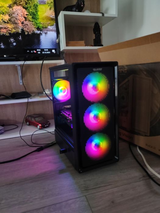 Pc gaming nou garantie amd ryzen 5 5500, nvidia rtx 3050, 16gb ram, ssd 512 gb