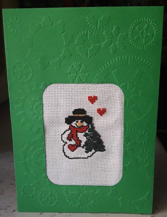 Ръчно бродирани картички