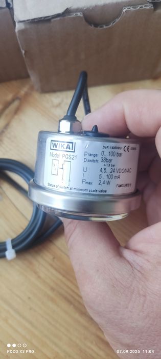 Манометр WIKA PGS 21.050