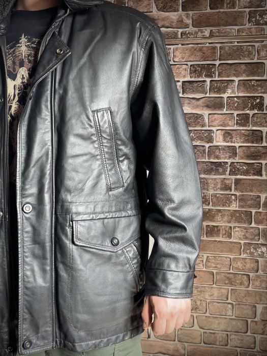 Винтажная кожаная куртка CANDA