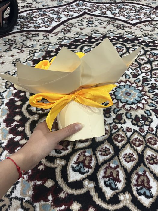 Букет из атласных лент