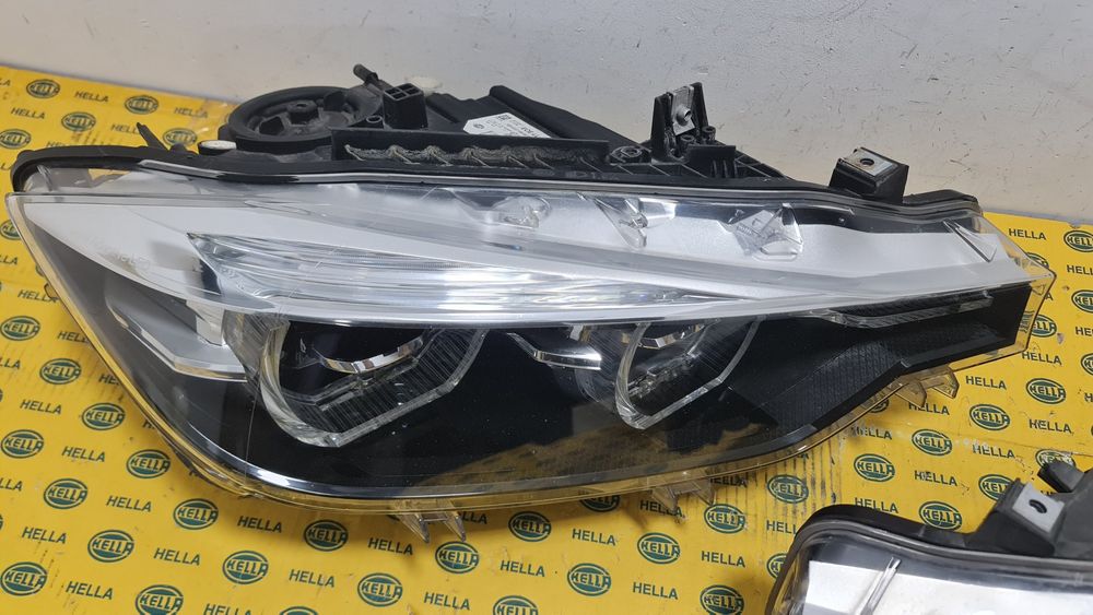 Far faruri full led adaptive shaddow negru BMW 3 F30 F31 facelift lci