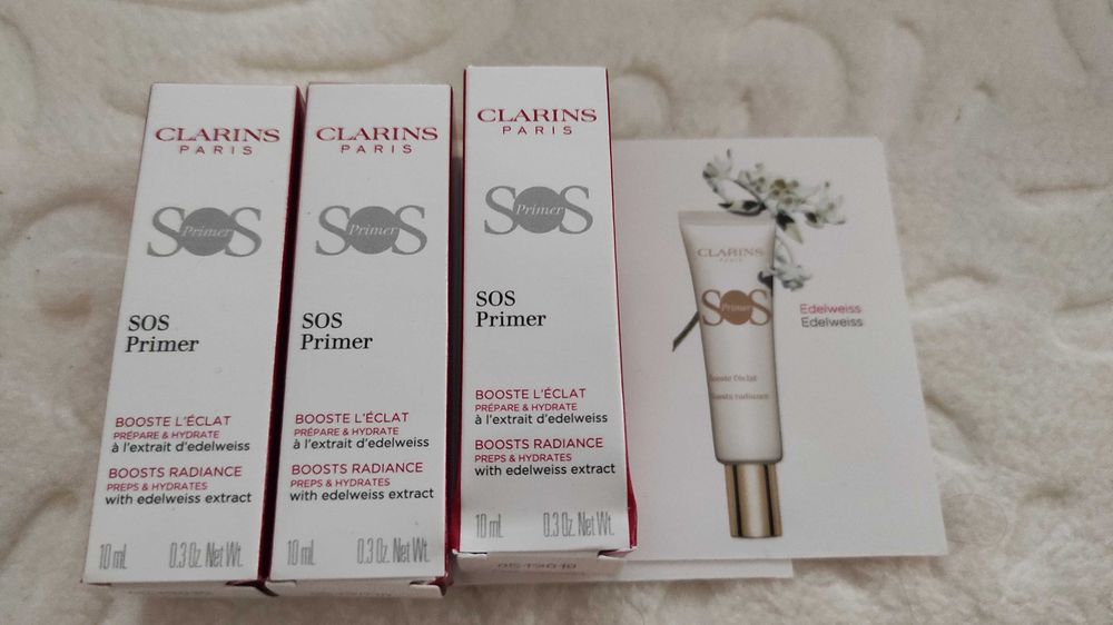 Основа за грим Clarins SOS primer озаряващ