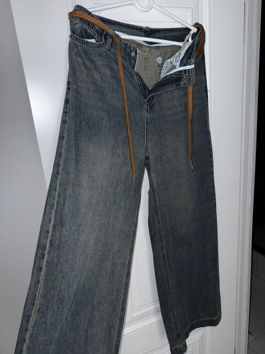 Юбка и джинсы