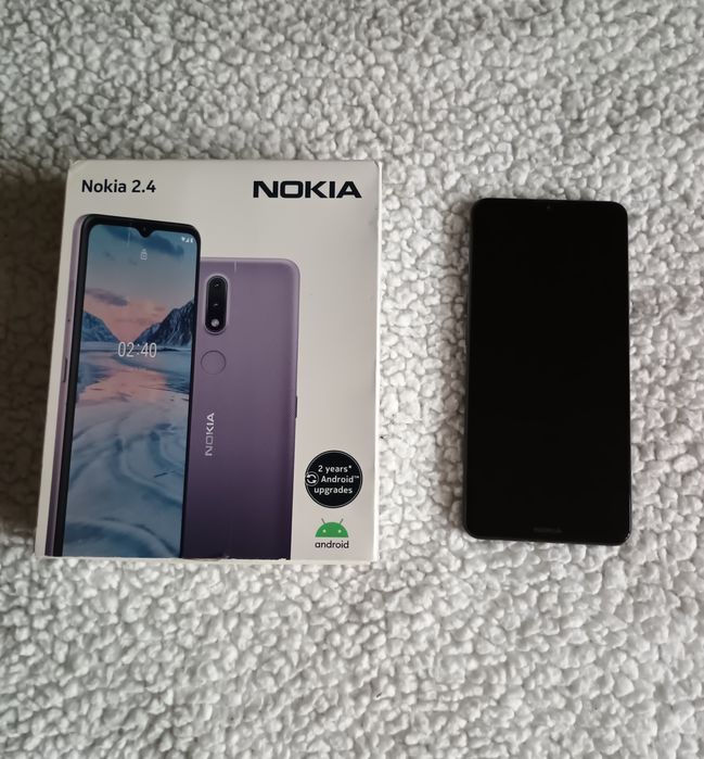 Nokia 2.4 – 32GB, funcționează perfect, cu cutie