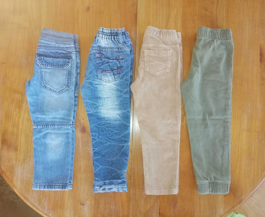 Lot 4 pantaloni toamna mărimea 98