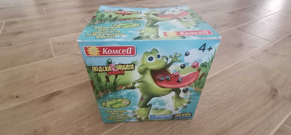 Настолна детска игра Подскачащата жабка