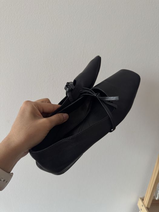 Кожаные балетки Zara, 37р