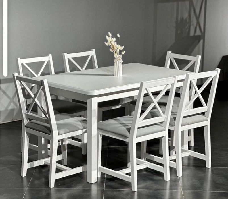 Комплект раскладной стол и стулья