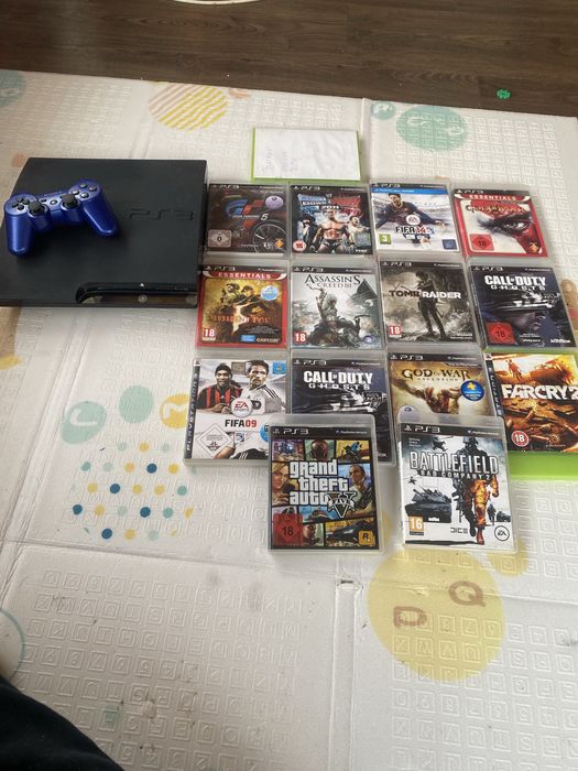 Playstation 3 +14 игри + джоистик