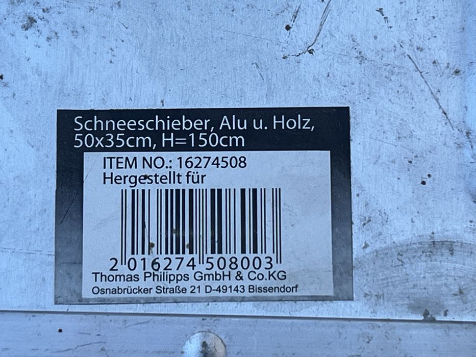 Lopata de zapada material dur aluminiu