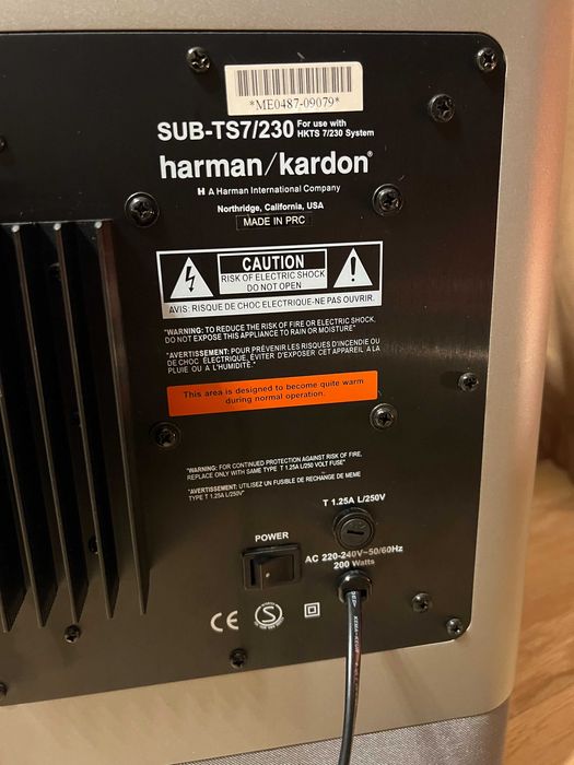 Harman Kardon SUB-TS7/230, subwoofer casa