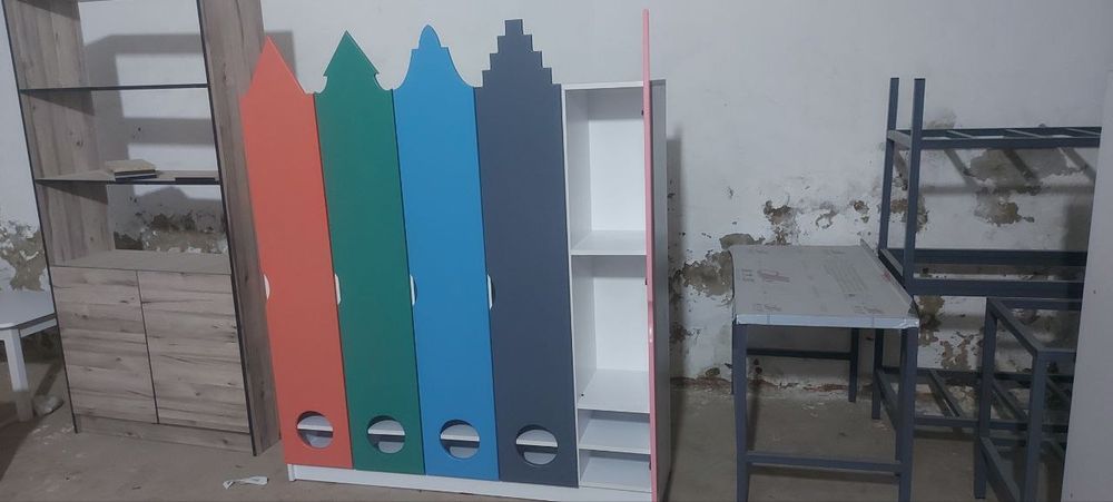 Детский шкаф, хар-хил куринишда