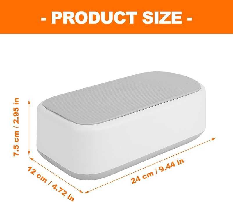 Curățător cu ultrasunete 45000Hz pt ochelari, ceasuri, bijuterii