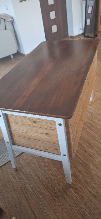 Birou/Măsuță de Toaletă VINTAGE (110x60) – Recondiționat, Lemn Masiv,