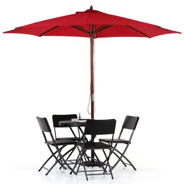 Зонт с подставкой (d=2.7м), зеленый