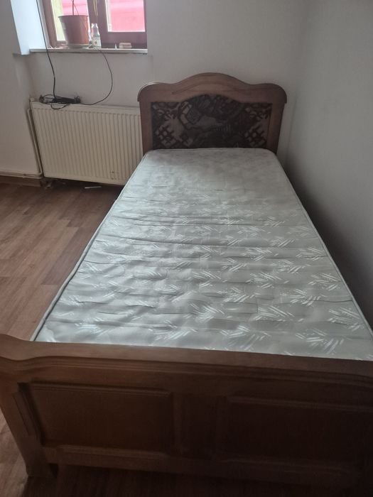 Pat din lemn pentru 1 persoana!