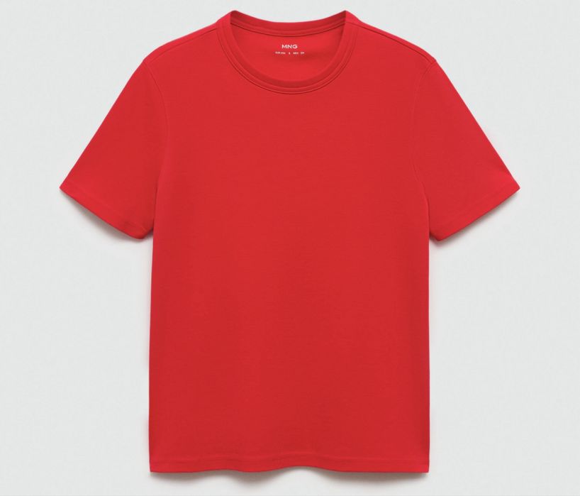 Красная футболка Mango
