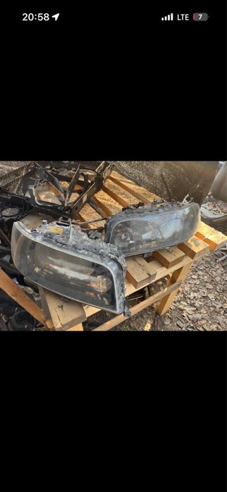 Фары на А8 D2 рестацлинг