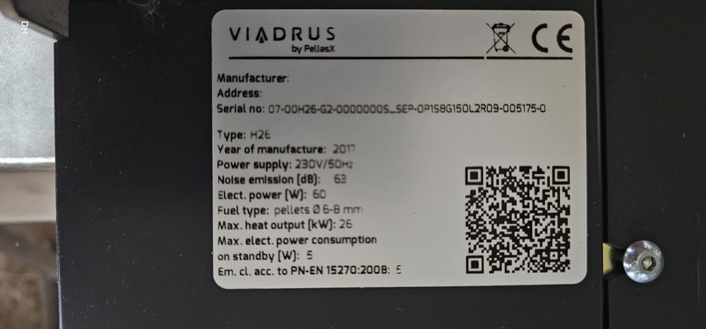 Kit conversie peleti centrala viadrus