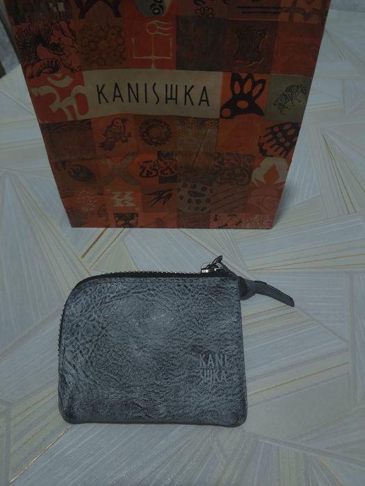 Кошелек канишка кожанный