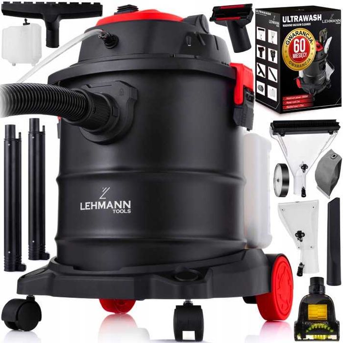 Vand Aspirator cu spalare Lehmann UltraWash, 1600/2000 W, multifunctional, multisuprafete.