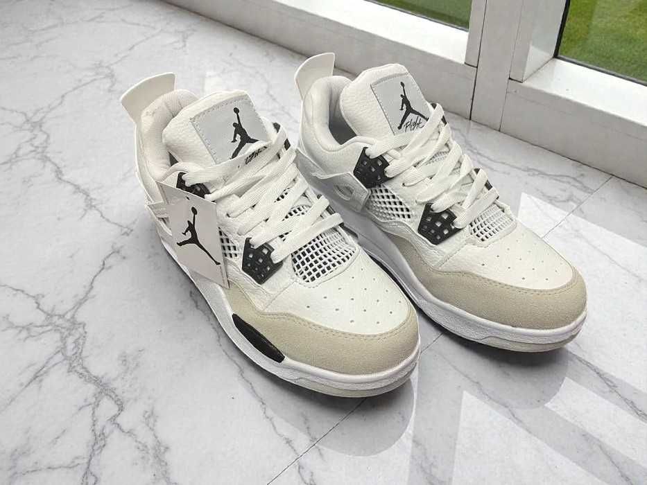 Adidasi Jordan 4 Retro Crem - Adidasi Fete Baieti